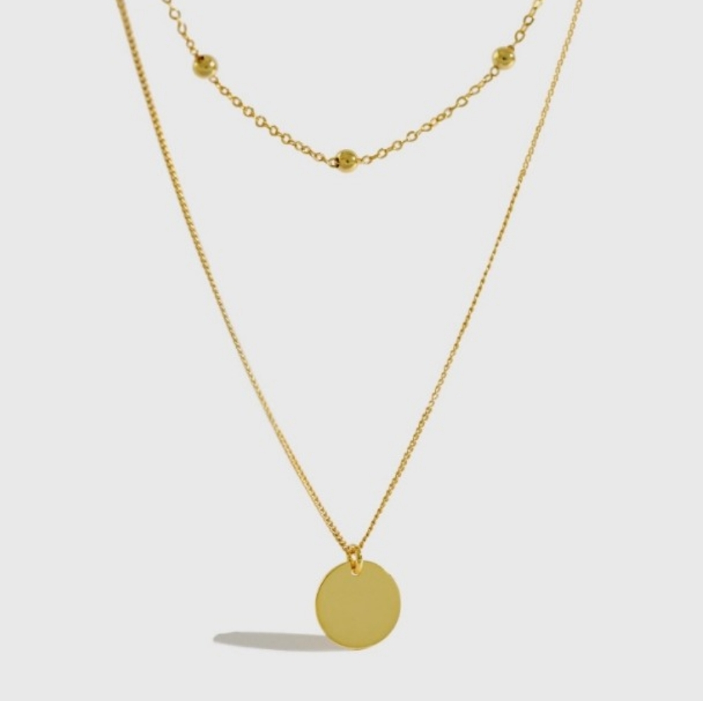 NEW Multi Layer Coin Necklace - Picture 3 of 10
